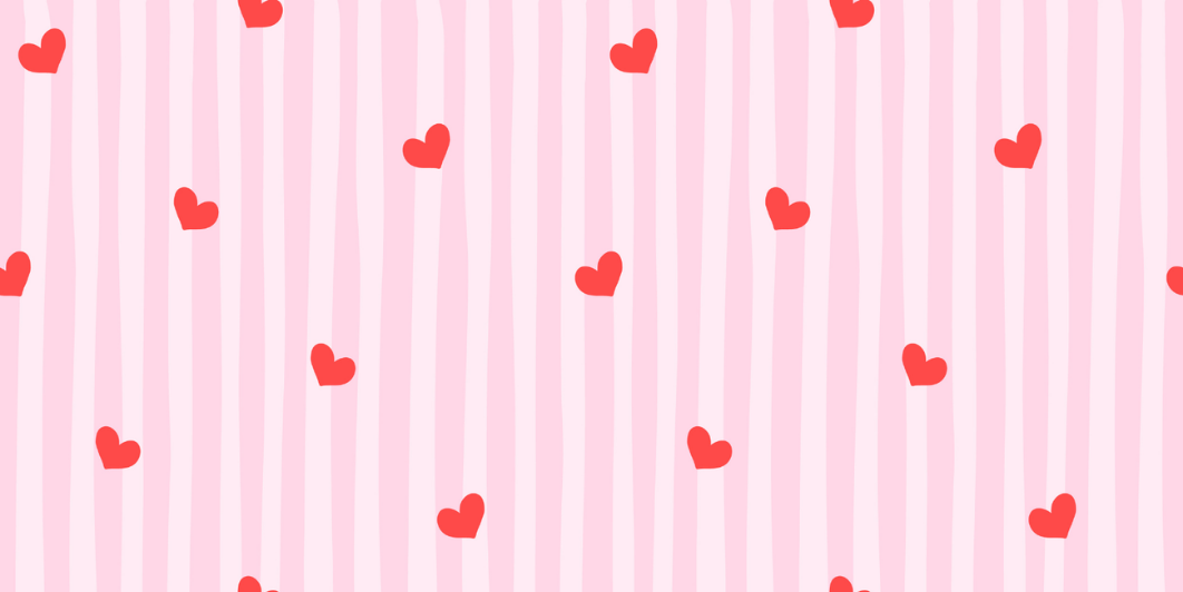 Nasogastric Tube Tape - Hearts & Stripes