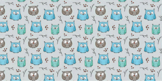 Nasogastric Tube Tape - Owls