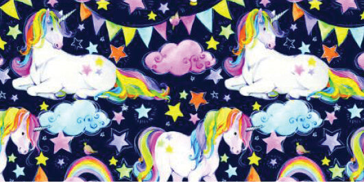 Nasogastric Tube Tape - Rainbow Unicorn