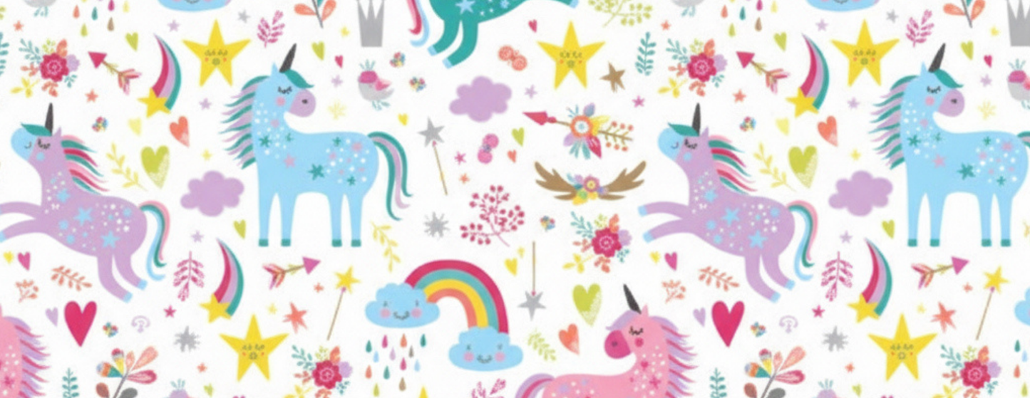Nasogastric Tube Tape - Unicorn & Rainbow