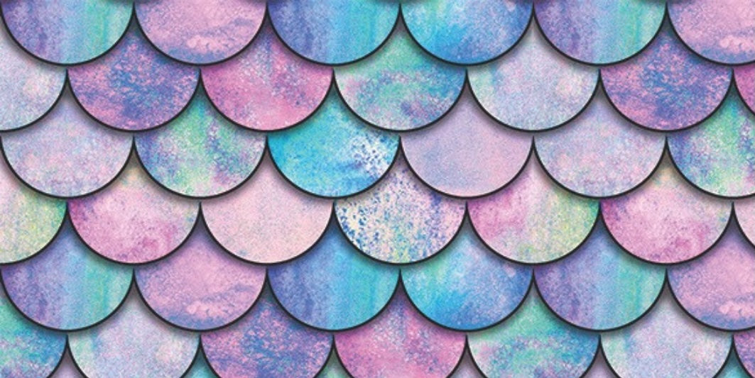 Nasogastric Tube Tape - Mermaid Scale