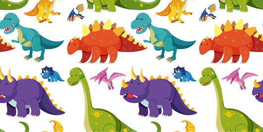 Nasogastric Tube Tape - Dinosaur