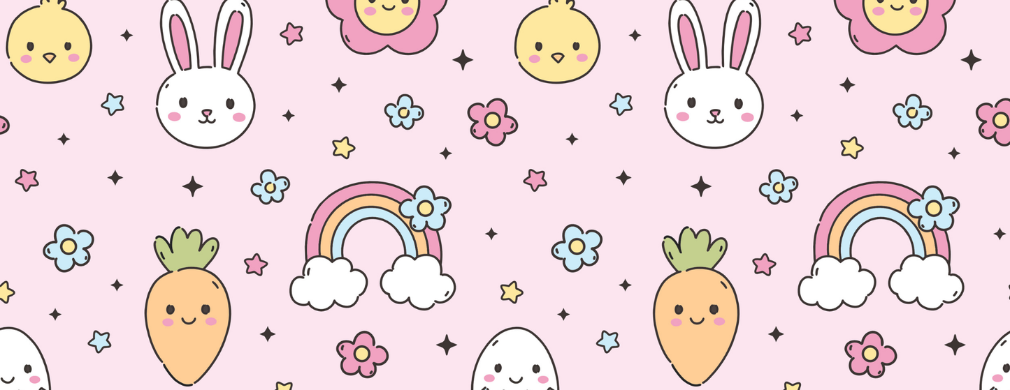 Nasogastric Tube Tape  -  Bunny & Rainbow