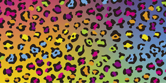 Nasogastric Tube Tape  - Fluro Leopard