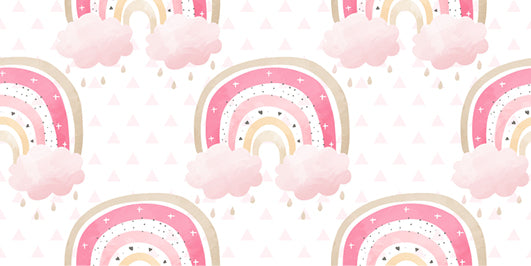 Nasogastric Tube Tape  - Pink Rainbow