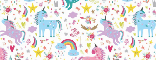 Nasogastric Tube Tape  - Unicorn & Rainbow