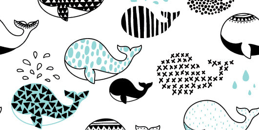 Nasogastric Tube Tape  - Whales