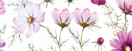 Nasogastric Tube Tape  - Purple Flower